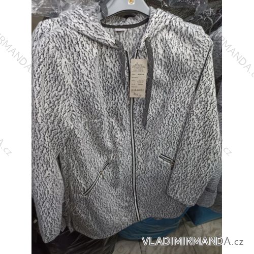Mikina na zips s kapucňou dámska nadrozmerná (L-4XL) LGM POĽSKO LGM053
