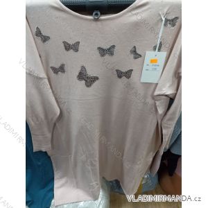 Tunika dlhý rukáv dámska nadrozměr (3XL-6XL) EBELIEVE MA121007