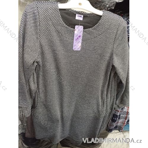 Šaty teplé dlhý rukáv dámske (L-4XL) SALMA LGM21033