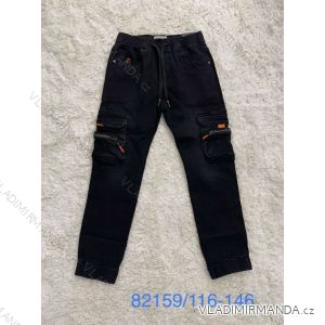 Nohavice rifle jeans detské dorast chlapčenské (116-146) Seagull SEA2182159