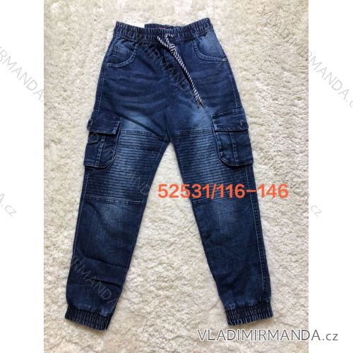 Nohavice rifle jeans detské dorast chlapčenské (116-146) Seagull SEA2152531