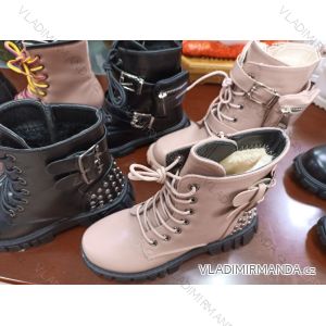 Topánky členkové zateplené detské dievčenské (25-30) CCPSHOES OBCP21058