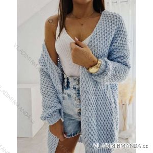 Cardigan pletený dlhý rukáv dámsky (S / M / L ONE SIZE) TALIANSKÁ MÓDA IMWL21131