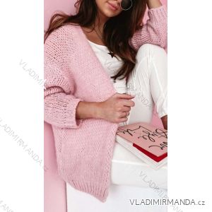 Cardigan krátky pletený dlhý rukáv dámsky (S / M / L ONE SIZE) TALIANSKÁ MÓDA IMWL21133