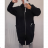 Mikina predĺžená dlhý rukáv dámska nadrozměr (XL / 2XL ONE SIZE) TALIANSKÁ MÓDA IMS21303