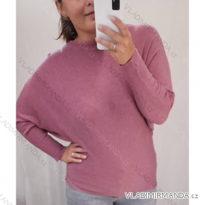 Svetr s netopýřími rukávy dámský (XL2/XL ONE SIZE) ITALSKÁ MÓDA IM721380