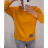 Tričko - tunika dlouhý rukáv dámske nadrozměr (uni XL/XXL) TALIANSKÁ MÓDA IM721444