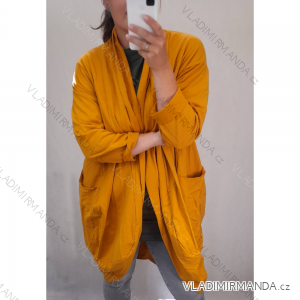 Cardigan mikina tenká dlhý rukáv dámska (XL/XXL) TALIANSKÁ MÓDA IMS6680