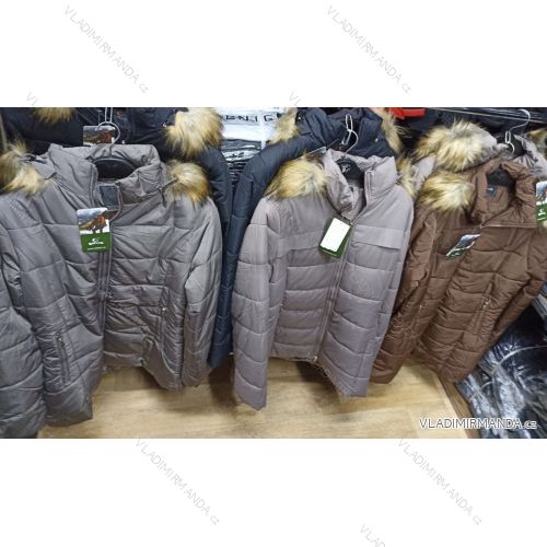 Bunda zimná s kapucňou dámska (M-3XL) Benter BES211837