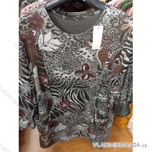 Šaty dlhý rukáv dámske (L / XL ONE SIZE) TALIANSKÁ MÓDA MA821043