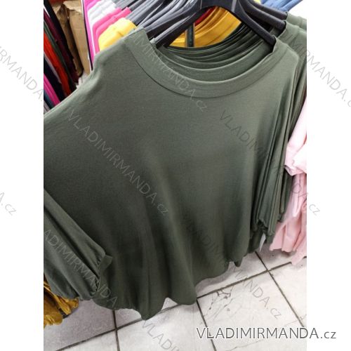 Šaty oversize dlhý rukáv dámske nadrozměr (XL / 2XL ONE SIZE) TALIANSKÁ MÓDA IM721354