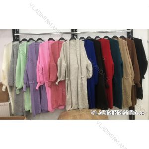 Cardigan dlhý dlhý rukáv dámska (S / M ONE SIZE) TALIANSKÁ MÓDA IMR21423