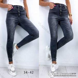 Rifle jeans dlhé dámske (34-42) JEANS JAW21258