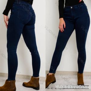 Rifle jeans zateplené dlhé dámske (34-42) JEANS JAW21260