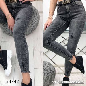 Rifle jeans zateplené dlhé dámske (34-42) JEANS JAW21262