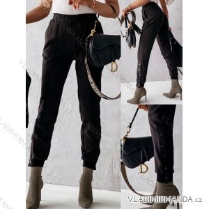 Nohavice elegantné dlhé dámske (S-XL) TALIANSKÁ MÓDA IMWG217349