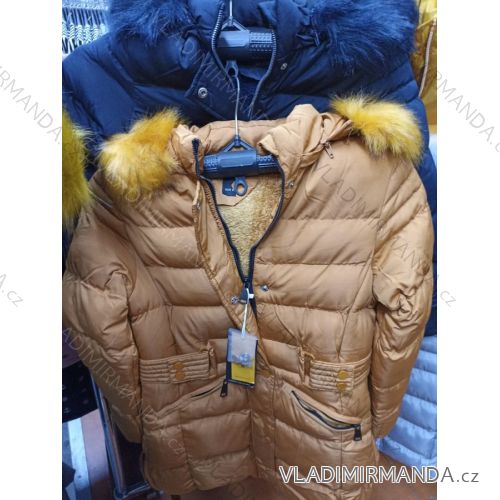 Kabát zimné s kapucňou dámsky (S / M ONE SIZE) TM221RSG-5887