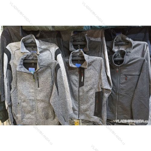 Mikina teplá na zips dlhý rukáv pánska (M-2XL) TCSTAR MA721040
