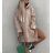 Mikina oversize s kapucňou dlhý dámsky ( L /2XL ONE SIZE) TALIANSKÁ MÓDA IMM213961