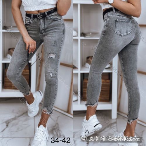 Rifle jeans dlhé dámske (34-42) JEANS JAW217437