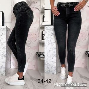 Rifle jeans dlhé dámske (34-42) JEANS JAW217443