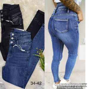 Rifle jeans dlhé dámske (34-42) JEANS JAW217494