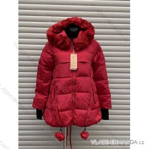 Bunda / Kabát zimná dámska (M-2XL) POĽSKÁ MÓDA HKW21Kn1606