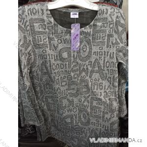 Tunika dlhý rukáv dámska nadrozmerná (XL-4XL) LGM POĽSKÁ MÓDA LGM21046