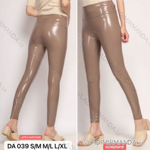 Legíny latexové dlhé dámske (S-XL) TURECKÁ MÓDA TMWL21DA039