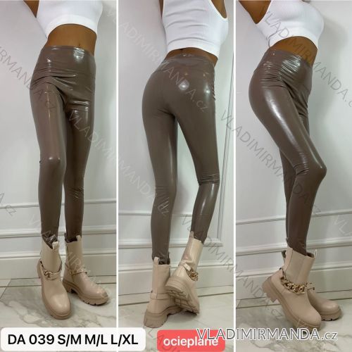 Legíny latexové dlhé dámske (S-XL) TURECKÁ MÓDA TMWL21DA039A