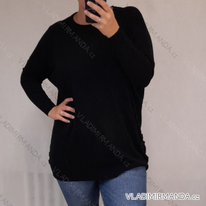 Svetr tenký dlouhý rukáv dámský (2XL/3XL ONE SIZE) ITALSKÁ MÓDA IMP21354