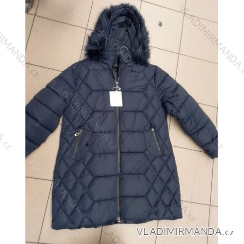 Bunda / Kabát zimná dámska nadrozměr (3XL-7XL) POĽSKÁ MÓDA MTN21532