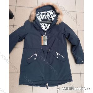 Bunda / Kabát parka zimná dámska nadrozměr (3XL-7XL) POĽSKÁ MÓDA MTN21578BIG