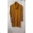 Sveter predĺžený šaty pletený dlhý rukáv dámsky (uni M/L) TURECKÁ MóDA TM920222 Šedá M/L