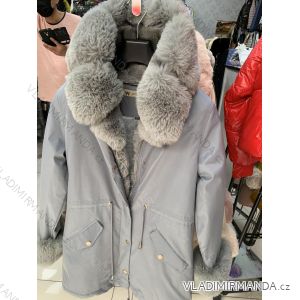 Bunda/Kabát parka zimná dámska (S-2XL) POLSKÁ MÓDA HKW21C0110