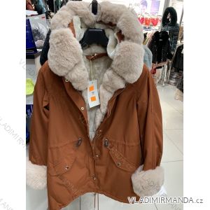 Bunda/Kabát parka zimná dámska (S-2XL) POLSKÁ MÓDA HKW21C0109