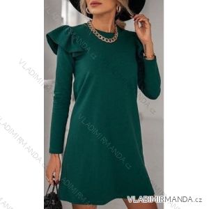 Šaty elegantný dlhý rukáv dámske (S/M ONE SIZE) TALIANSKA MÓDA IMWC218016