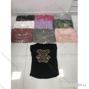 Tričko krátky rukáv dámske (M-XL) TURECKÁ MÓDA TMWG21G12554