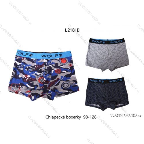 Boxerky detské chlapčenské (98/104 -122/128) WOLF L2181D