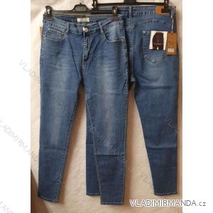 Rifle jeans dlhé dámske nadrozměr (42-50) JEANS BSJ21S5546