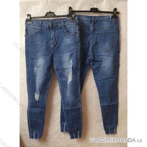 Rifle jeans dámske nadrozmer (38-48) MISS RJ MA621YH9588