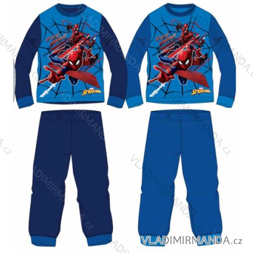 Pyžamo dlhé bavlnené spiderman detské chlapčenské (3-8 rokov) SETINO SP-G-PYJAMAS-656