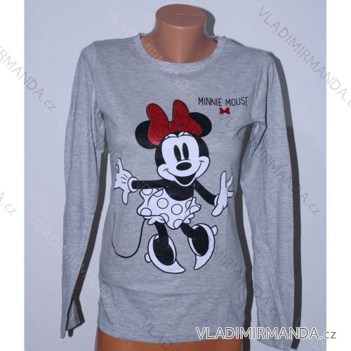 Tričko bavlnené dlhý rukáv minnie mouse dorast dievčenské (134-164) SETINO MIN-GT-SHIRT-221