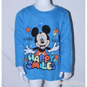 Tričko bavlnené dlhý rukáv mickey mouse detské chlapčenské (98-128) SETINO MIC-GT-SHIRT-213