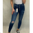 Nohavice rifle jeans dlhé push up dámske (XS-XL) M.SARA MA620S3977G-2/DR S modrá