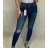 Nohavice rifle jeans dlhé push up dámske (XS-XL) M.SARA MA620S3977G-2/DR S modrá