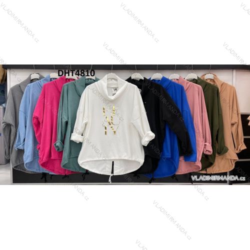 Tunika teplá s rolákom dlhý rukáv dámske (L/XL ONE SIZE) TALIANSKA MÓDA IMWD21DHT4810