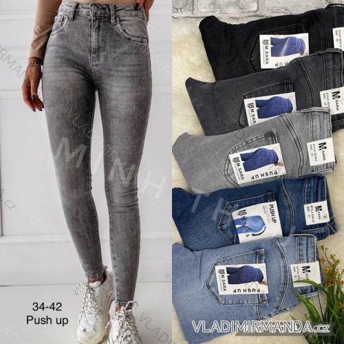 Rifle jeans dlhé dámske (34-42) JEANS JAW22024