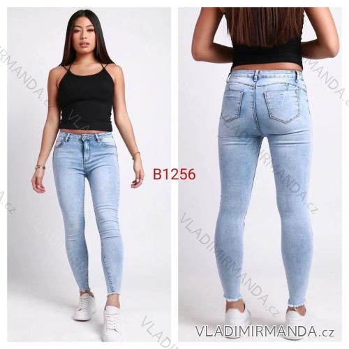 Rifle jeans dlhé dámske (XS-XL) JEANS JAW22B1256