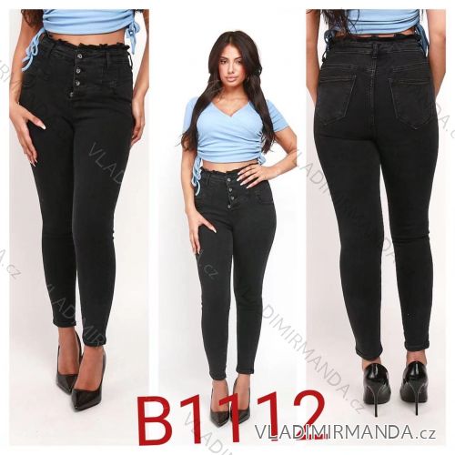 Rifle jeans dlhé dámske (XS-XL) JEANS JAW22B1112